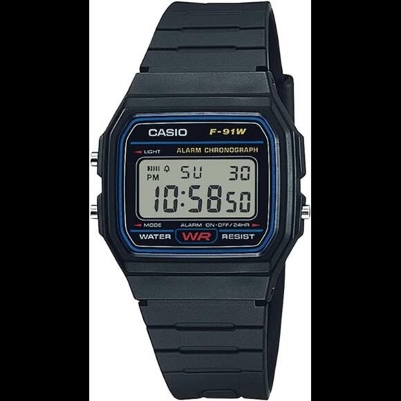 Casio F91W-1 Classic Resin Strap Digital Sport Watch - Picture 1 of 6